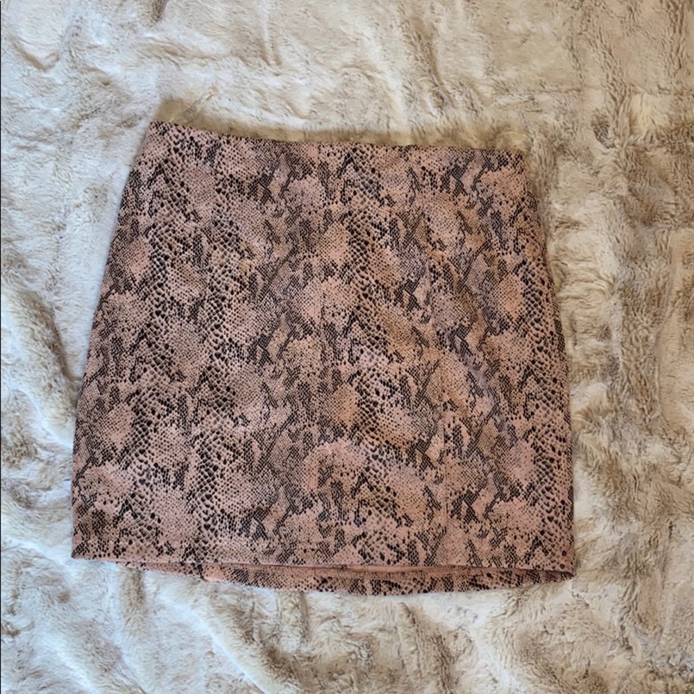 Snake skin skirt